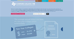 Desktop Screenshot of comparecollegetx.org