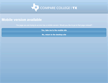 Tablet Screenshot of comparecollegetx.org